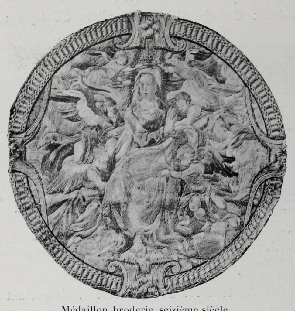 An illustration from Musée rétrospectif de la classe 84: broderie à l'Exposition universelle Internationale de 1900, à Paris, 1900, leaf 72