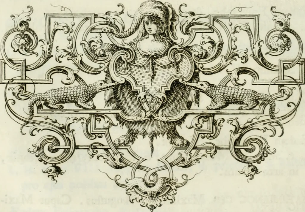 An illustration from Musei Theupoli : antiqua numismata olim collecta a Joanne Dominico Theupolo, 1736, leaf 427