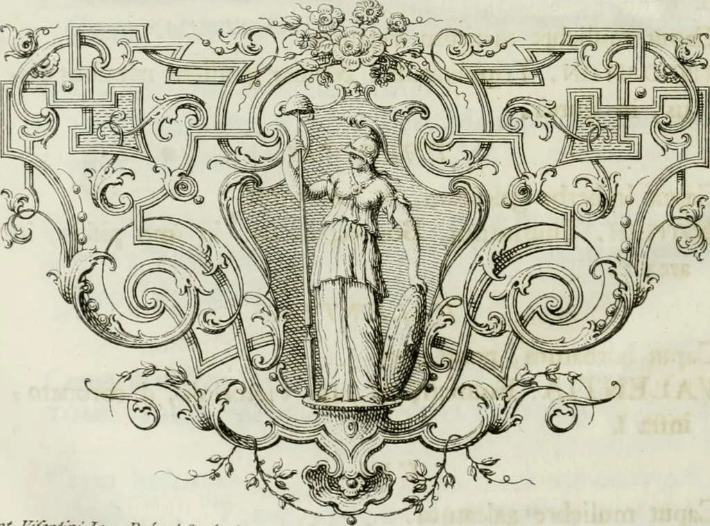 An illustration from Musei Theupoli : antiqua numismata olim collecta a Joanne Dominico Theupolo, 1736, leaf 539