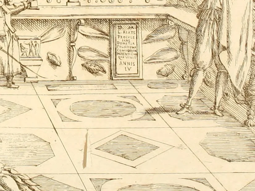 An illustration from Museo Cospiano : annesso a quello del famoso Vlisse Aldrovandi e donato alla sua patria dall' illustrissimo signor Ferdinando Cospi ..., fra' gli Accademici Gelati il Fedele, e principe al presente de' medesimi, 1677, leaf 29
