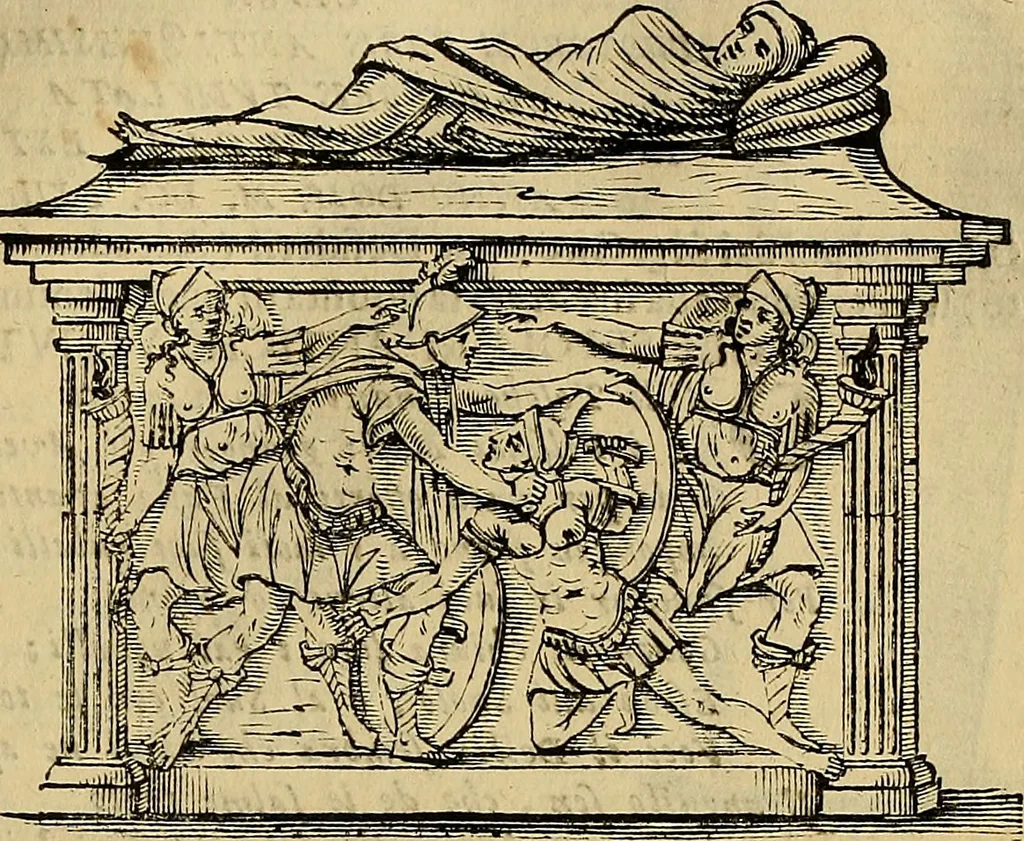 An illustration from Museo Cospiano : annesso a quello del famoso Vlisse Aldrovandi e donato alla sua patria dall' illustrissimo signor Ferdinando Cospi ..., fra' gli Accademici Gelati il Fedele, e principe al presente de' medesimi, 1677, leaf 350