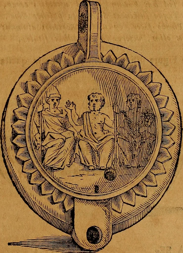 An illustration from Museo Cospiano : annesso a quello del famoso Vlisse Aldrovandi e donato alla sua patria dall' illustrissimo signor Ferdinando Cospi ..., fra' gli Accademici Gelati il Fedele, e principe al presente de' medesimi, 1677, leaf 370