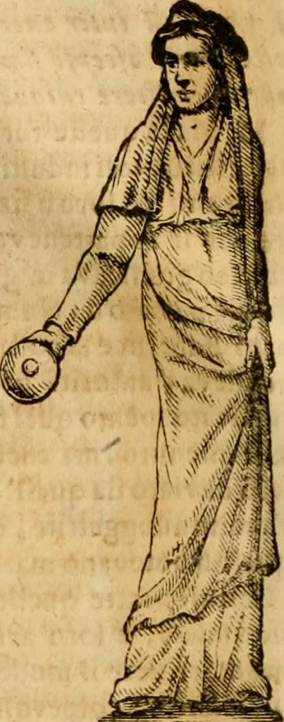 An illustration from Museo Cospiano : annesso a quello del famoso Vlisse Aldrovandi e donato alla sua patria dall' illustrissimo signor Ferdinando Cospi ..., fra' gli Accademici Gelati il Fedele, e principe al presente de' medesimi, 1677, leaf 549