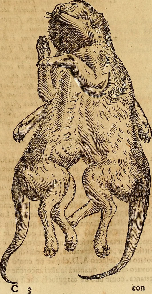 An illustration from Museo Cospiano : annesso a quello del famoso Vlisse Aldrovandi e donato alla sua patria dall' illustrissimo signor Ferdinando Cospi ..., fra' gli Accademici Gelati il Fedele, e principe al presente de' medesimi, 1677, leaf 58