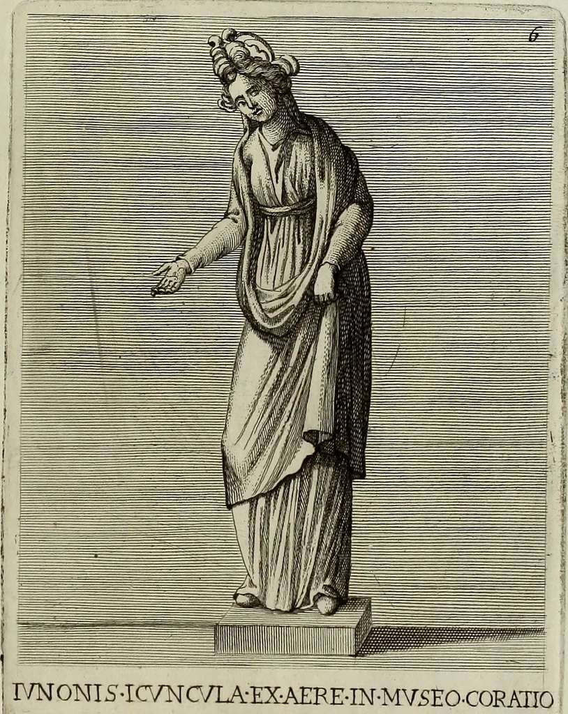 An illustration from Museum Cortonense : in quo vetera monumenta complectuntur anaglypha, thoreumata, gemmae inscalptae insculptaeque quae in Academia etrusca ceterisque nobilium virorum domibus adservantur, in plurimus tabulis aereis distributum, 1750, leaf 158