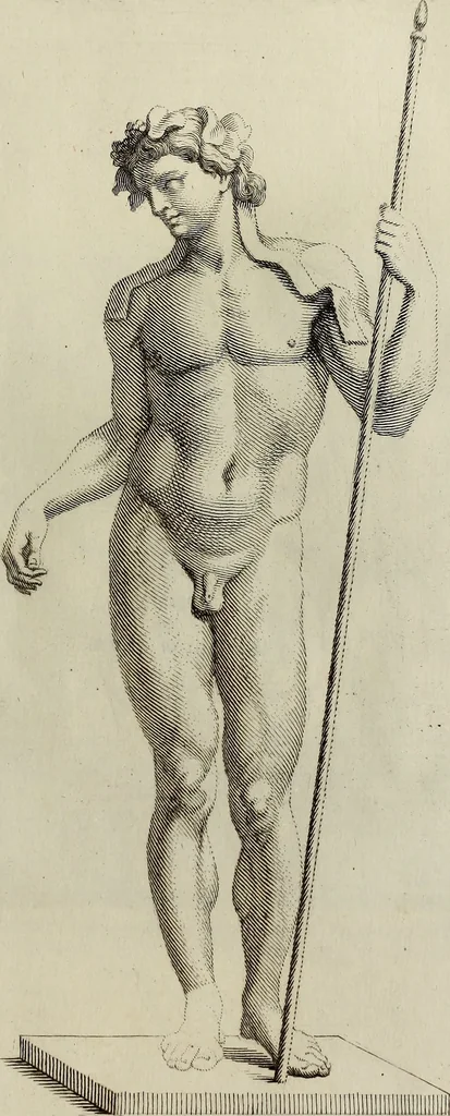 An illustration from Museum Cortonense : in quo vetera monumenta complectuntur anaglypha, thoreumata, gemmae inscalptae insculptaeque quae in Academia etrusca ceterisque nobilium virorum domibus adservantur, in plurimus tabulis aereis distributum, 1750, leaf 162