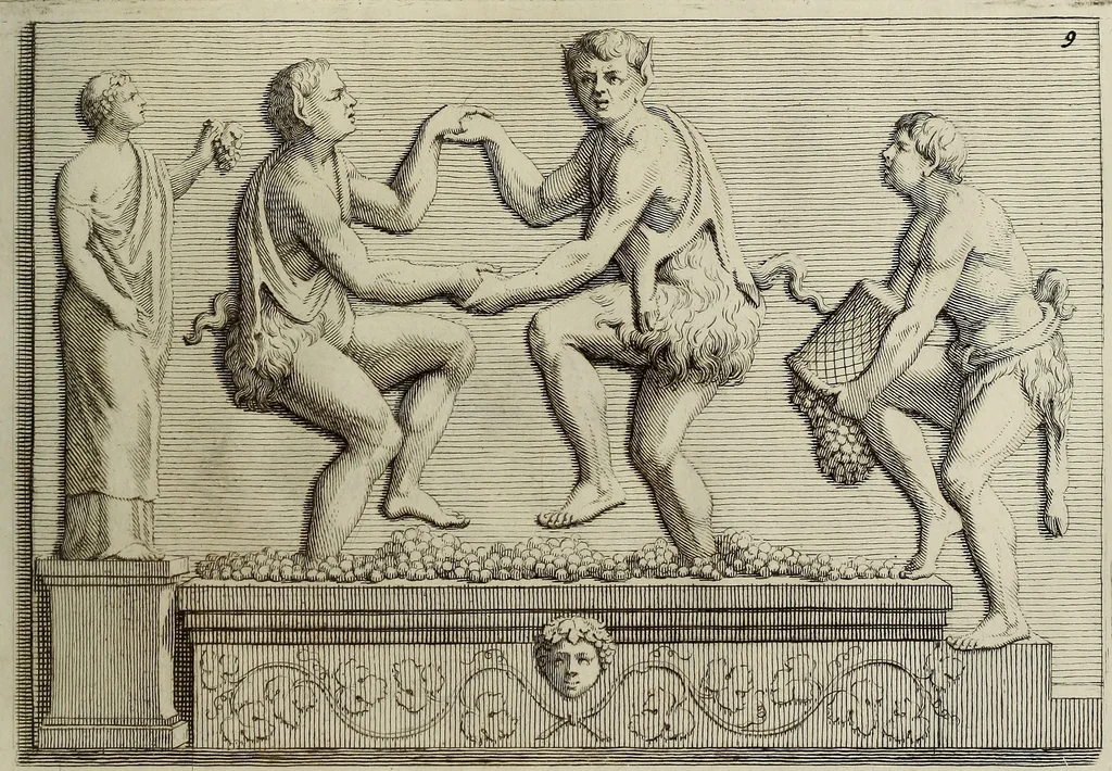 An illustration from Museum Cortonense : in quo vetera monumenta complectuntur anaglypha, thoreumata, gemmae inscalptae insculptaeque quae in Academia etrusca ceterisque nobilium virorum domibus adservantur, in plurimus tabulis aereis distributum, 1750, leaf 164