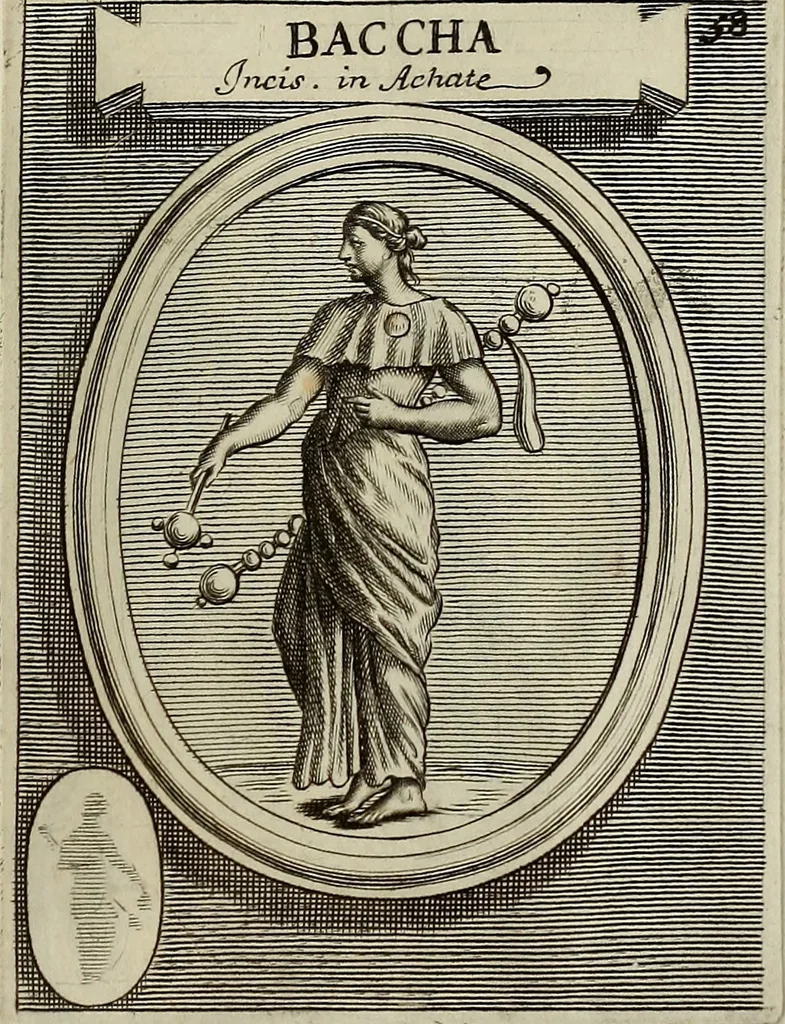 An illustration from Museum Cortonense : in quo vetera monumenta complectuntur anaglypha, thoreumata, gemmae inscalptae insculptaeque quae in Academia etrusca ceterisque nobilium virorum domibus adservantur, in plurimus tabulis aereis distributum, 1750, leaf 262