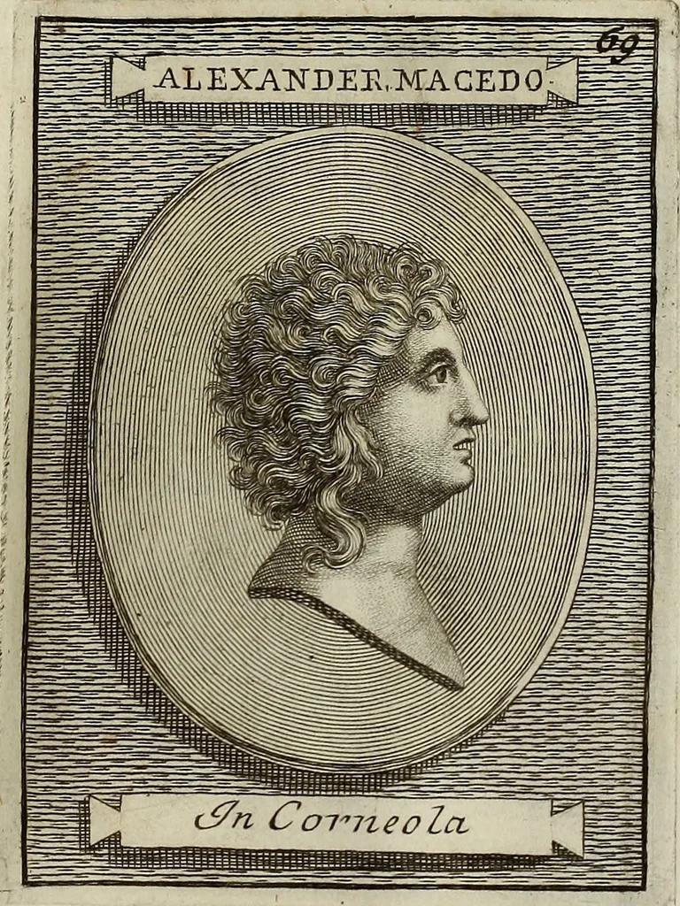 An illustration from Museum Cortonense : in quo vetera monumenta complectuntur anaglypha, thoreumata, gemmae inscalptae insculptaeque quae in Academia etrusca ceterisque nobilium virorum domibus adservantur, in plurimus tabulis aereis distributum, 1750, leaf 284