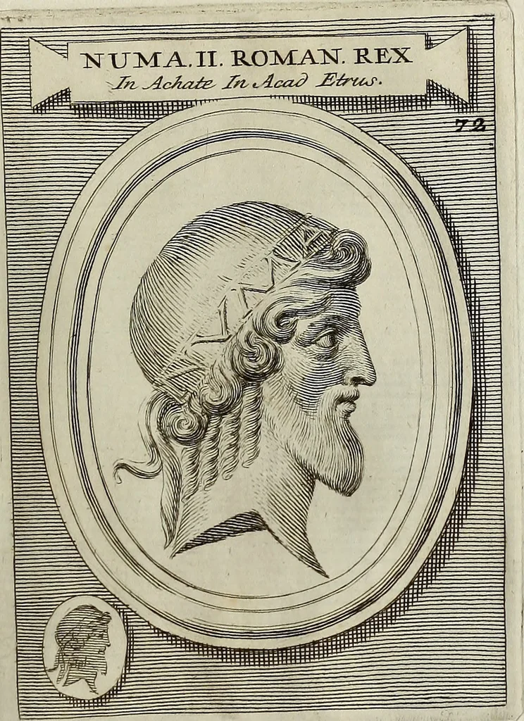 An illustration from Museum Cortonense : in quo vetera monumenta complectuntur anaglypha, thoreumata, gemmae inscalptae insculptaeque quae in Academia etrusca ceterisque nobilium virorum domibus adservantur, in plurimus tabulis aereis distributum, 1750, leaf 290