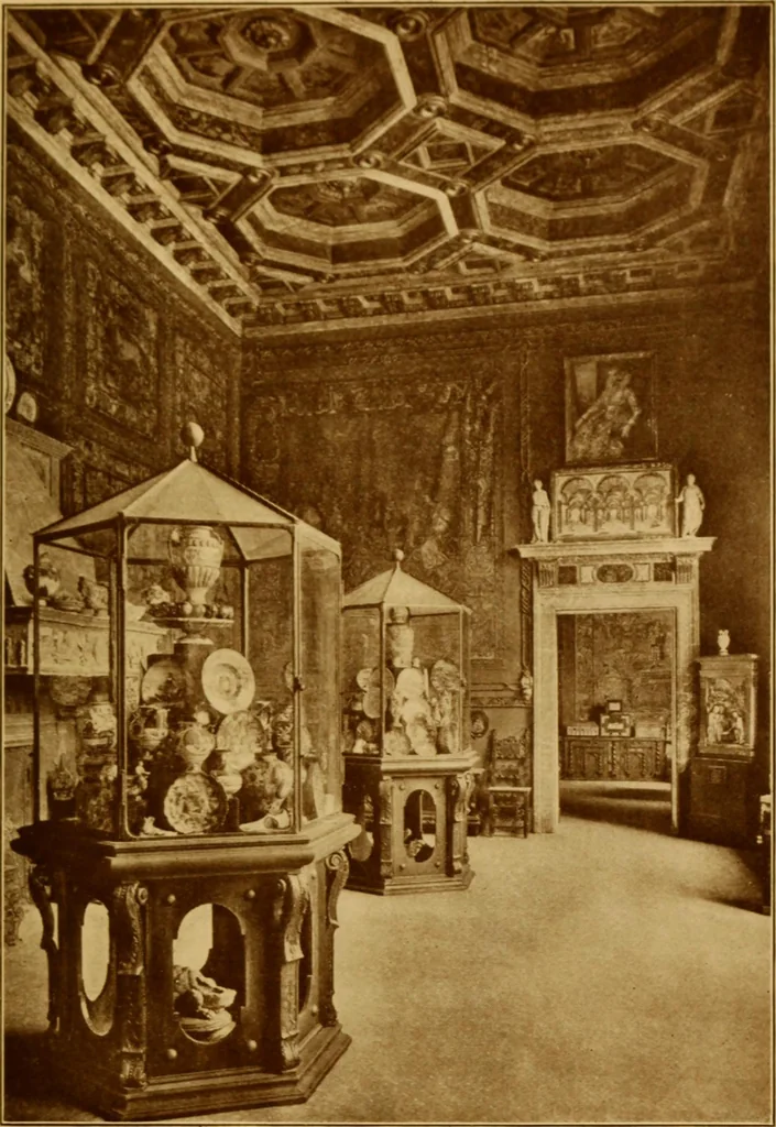 An illustration from The museum, a manual of the housing and care of art collections, by Margaret Talbot Jackson., 1917, leaf 176