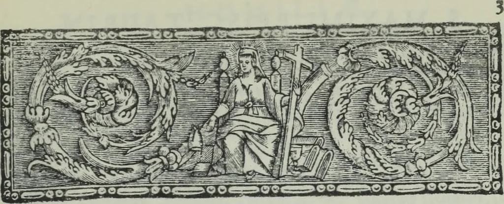 An illustration from Museum italicum, sev Collectio veterum scriptorum ex bibliothecis italicis, eruta a Johanne Mabillon, & Michaele Germain, 1687, leaf 298