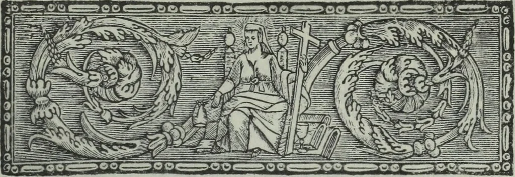 An illustration from Museum italicum, sev Collectio veterum scriptorum ex bibliothecis italicis, eruta a Johanne Mabillon, & Michaele Germain, 1687, leaf 304