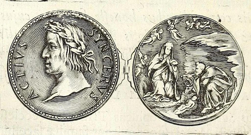 An illustration from Museum italicum, seu, Collectio veterum scriptorum ex bibliothecis italicis, 1687, leaf 140