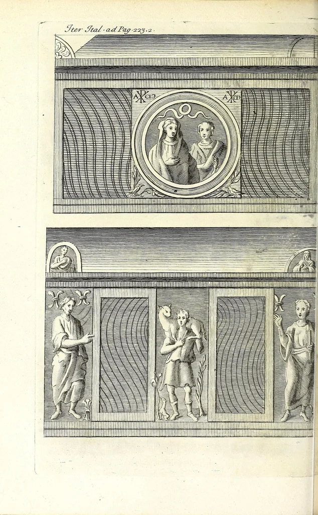 An illustration from Museum italicum, seu, Collectio veterum scriptorum ex bibliothecis italicis, 1687, leaf 262