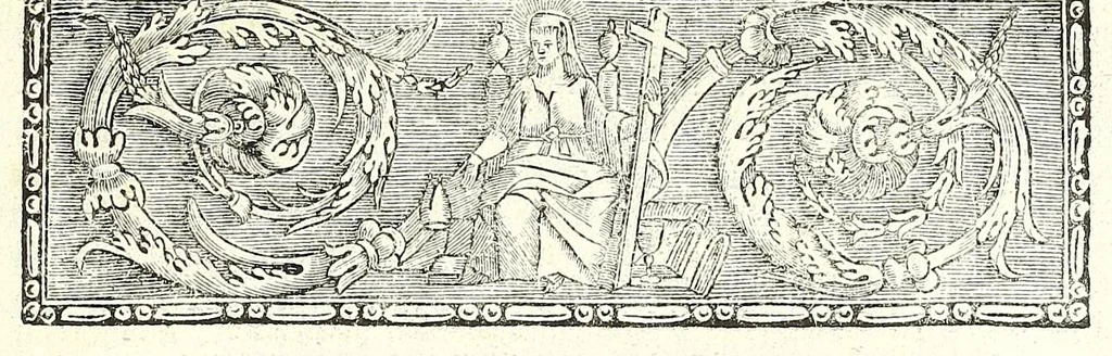 An illustration from Museum italicum, seu, Collectio veterum scriptorum ex bibliothecis italicis, 1687, leaf 27