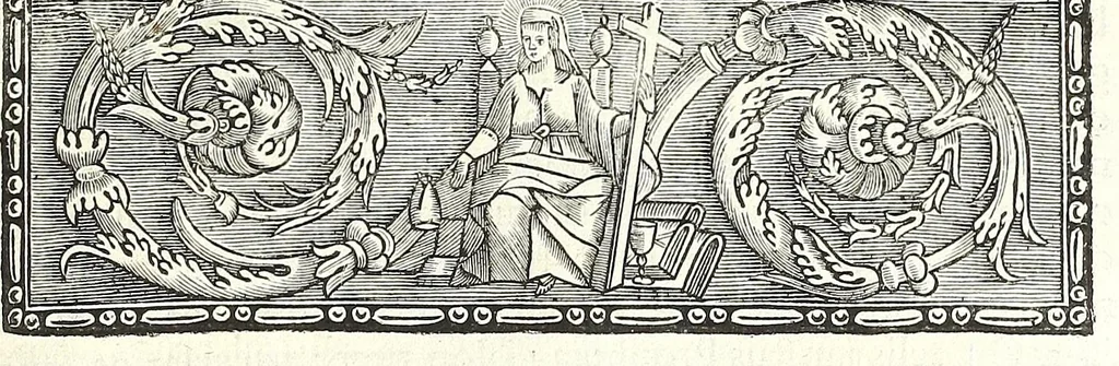 An illustration from Museum italicum, seu, Collectio veterum scriptorum ex bibliothecis italicis, 1687, leaf 297