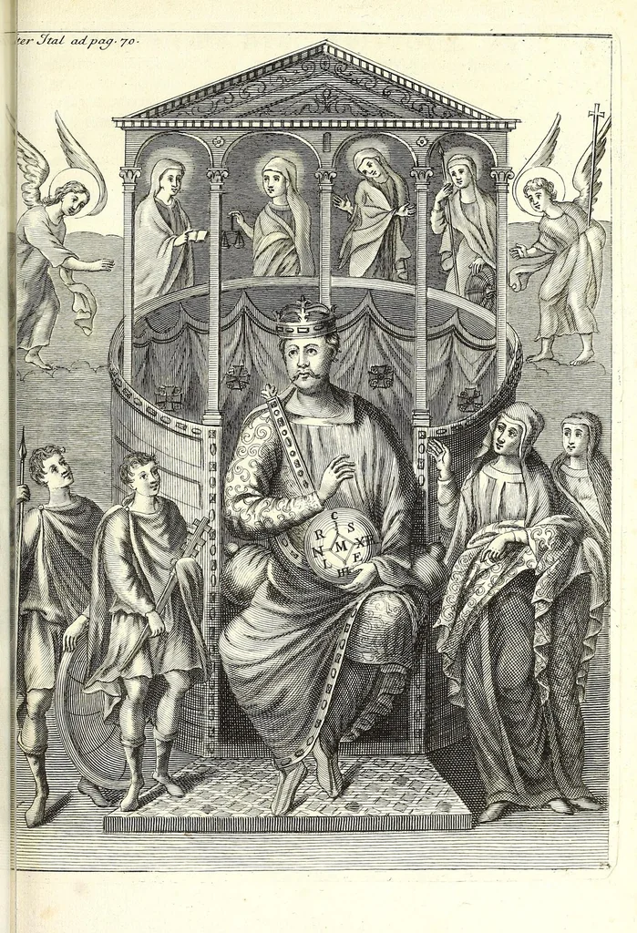 An illustration from Museum italicum, seu, Collectio veterum scriptorum ex bibliothecis italicis, 1687, leaf 359