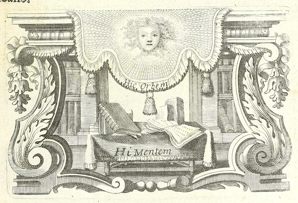 An illustration from Museum italicum, seu, Collectio veterum scriptorum ex bibliothecis italicis, 1687, leaf 5