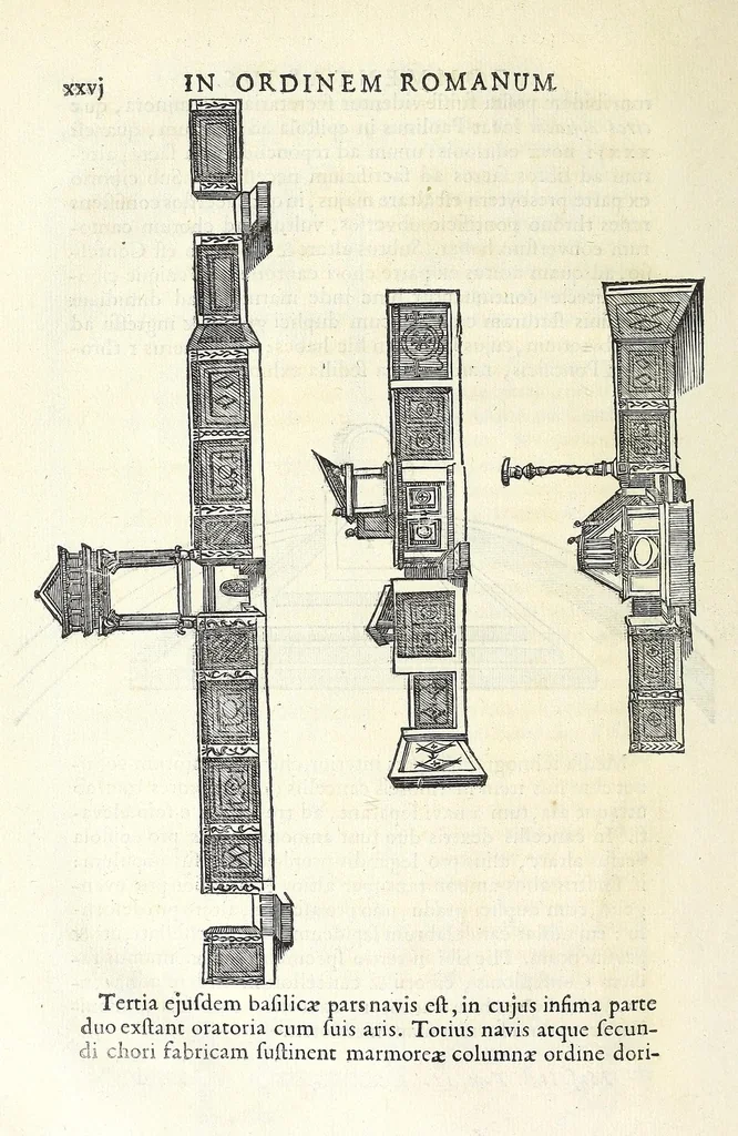 An illustration from Museum italicum, seu, Collectio veterum scriptorum ex bibliothecis italicis, 1687, leaf 38