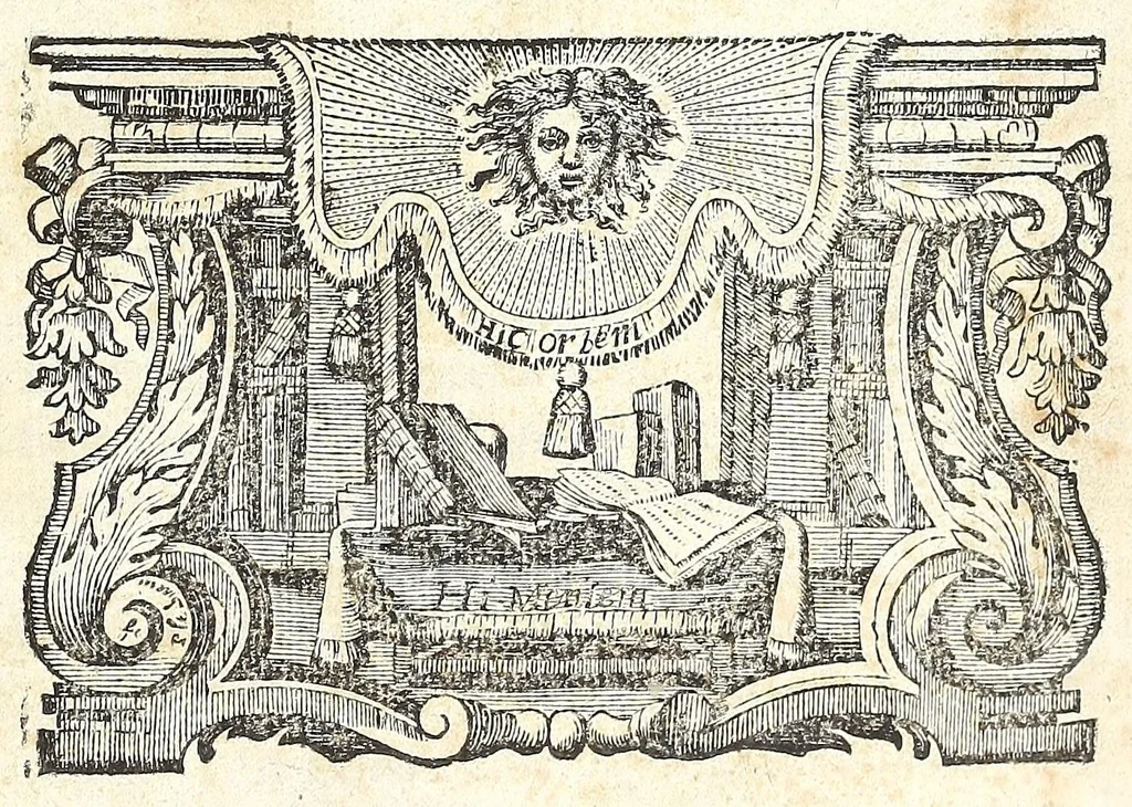 An illustration from Museum italicum, seu, Collectio veterum scriptorum ex bibliothecis italicis, 1687, leaf 5