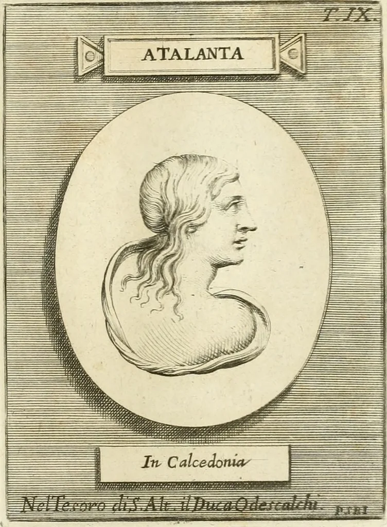 An illustration from Museum Odescalchum, sive, Thesaurus antiquarum gemmarum : cum imaginibus in iisdem insculptis, et iisdem exsculptis, quæ a serenissima Christina svecorum regina collectæ in Museo Odescalcho adservantur, et a Petro Sancte Bartolo quondam incisæ, nunc primum in lucem proferuntur .., 1751, leaf 132