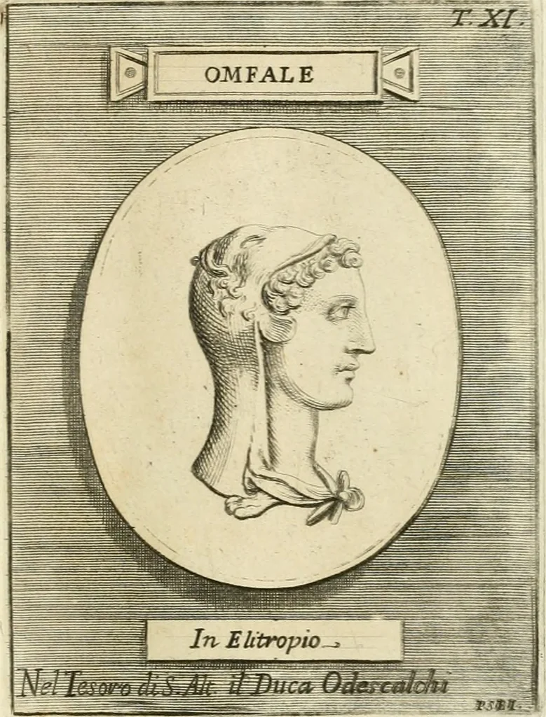An illustration from Museum Odescalchum, sive, Thesaurus antiquarum gemmarum : cum imaginibus in iisdem insculptis, et iisdem exsculptis, quæ a serenissima Christina svecorum regina collectæ in Museo Odescalcho adservantur, et a Petro Sancte Bartolo quondam incisæ, nunc primum in lucem proferuntur .., 1751, leaf 136