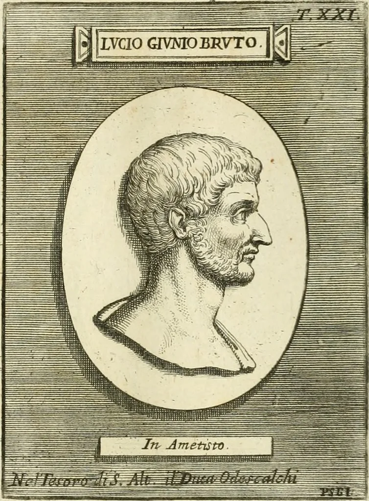An illustration from Museum Odescalchum, sive, Thesaurus antiquarum gemmarum : cum imaginibus in iisdem insculptis, et iisdem exsculptis, quæ a serenissima Christina svecorum regina collectæ in Museo Odescalcho adservantur, et a Petro Sancte Bartolo quondam incisæ, nunc primum in lucem proferuntur .., 1751, leaf 156