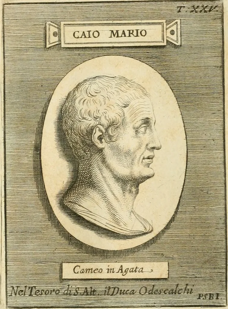 An illustration from Museum Odescalchum, sive, Thesaurus antiquarum gemmarum : cum imaginibus in iisdem insculptis, et iisdem exsculptis, quæ a serenissima Christina svecorum regina collectæ in Museo Odescalcho adservantur, et a Petro Sancte Bartolo quondam incisæ, nunc primum in lucem proferuntur .., 1751, leaf 164