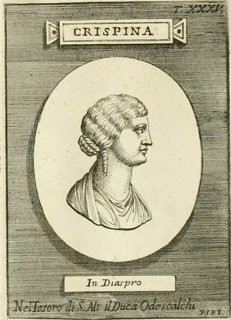 An illustration from Museum Odescalchum, sive, Thesaurus antiquarum gemmarum : cum imaginibus in iisdem insculptis, et iisdem exsculptis, quæ a serenissima Christina svecorum regina collectæ in Museo Odescalcho adservantur, et a Petro Sancte Bartolo quondam incisæ, nunc primum in lucem proferuntur .., 1751, leaf 184