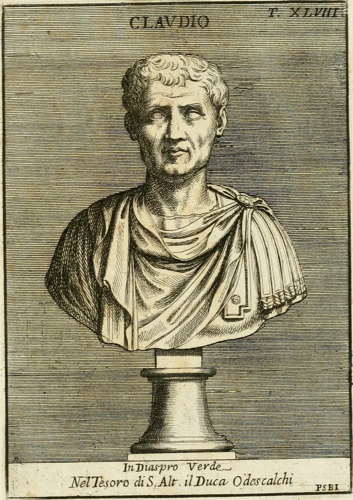 An illustration from Museum Odescalchum, sive, Thesaurus antiquarum gemmarum : cum imaginibus in iisdem insculptis, et iisdem exsculptis, quæ a serenissima Christina svecorum regina collectæ in Museo Odescalcho adservantur, et a Petro Sancte Bartolo quondam incisæ, nunc primum in lucem proferuntur .., 1751, leaf 210