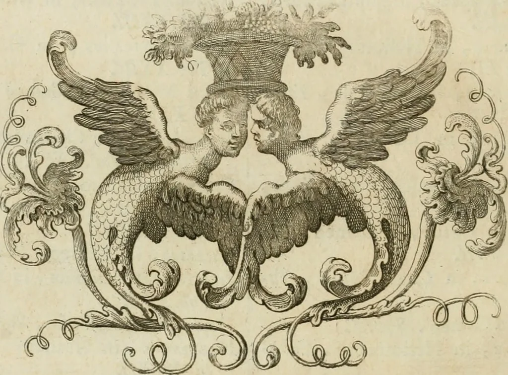 An illustration from Museum Odescalchum, sive, Thesaurus antiquarum gemmarum : cum imaginibus in iisdem insculptis, et iisdem exsculptis, quæ a serenissima Christina svecorum regina collectæ in Museo Odescalcho adservantur, et a Petro Sancte Bartolo quondam incisæ, nunc primum in lucem proferuntur .., 1751, leaf 55