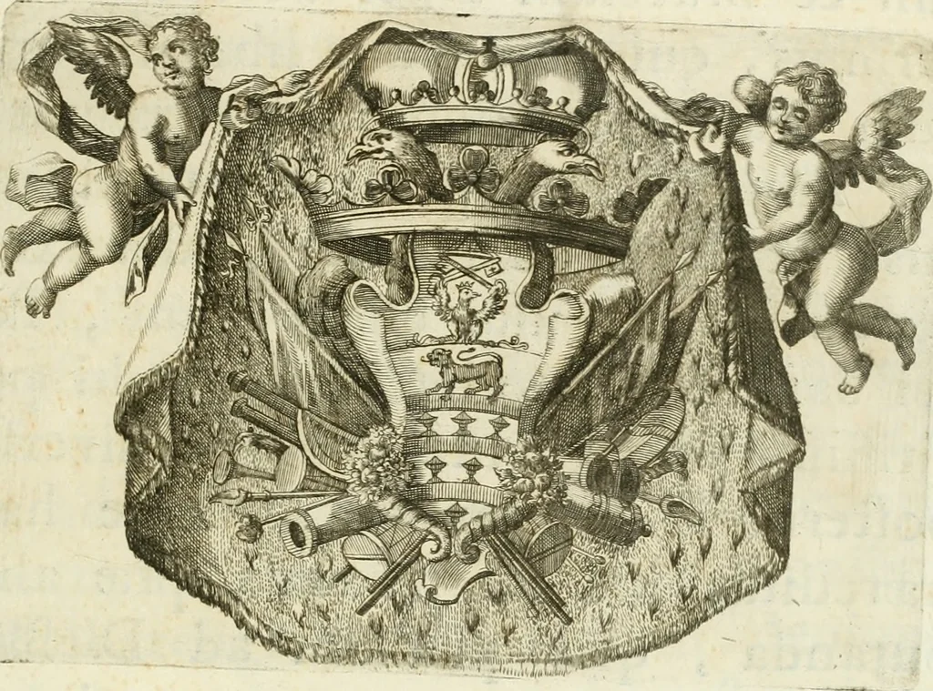 An illustration from Museum Odescalchum, sive, Thesaurus antiquarum gemmarum : cum imaginibus in iisdem insculptis, et iisdem exsculptis, quæ a serenissima Christina svecorum regina collectæ in Museo Odescalcho adservantur, et a Petro Sancte Bartolo quondam incisæ, nunc primum in lucem proferuntur .., 1751, leaf 8