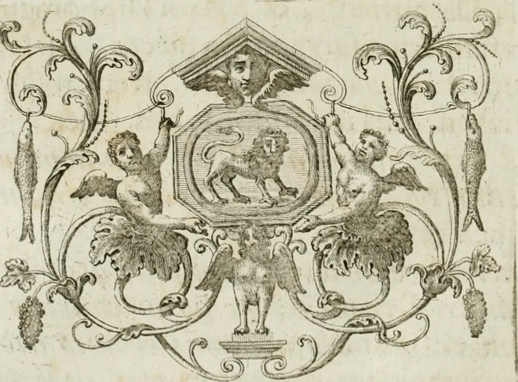 An illustration from Museum Odescalchum, sive, Thesaurus antiquarum gemmarum : cum imaginibus in iisdem insculptis, et iisdem exsculptis, quæ a serenissima Christina svecorum regina collectæ in Museo Odescalcho adservantur, et a Petro Sancte Bartolo quondam incisæ, nunc primum in lucem proferuntur .., 1751, leaf 103