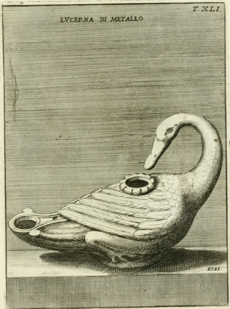 An illustration from Museum Odescalchum, sive, Thesaurus antiquarum gemmarum : cum imaginibus in iisdem insculptis, et iisdem exsculptis, quæ a serenissima Christina svecorum regina collectæ in Museo Odescalcho adservantur, et a Petro Sancte Bartolo quondam incisæ, nunc primum in lucem proferuntur .., 1751, leaf 240