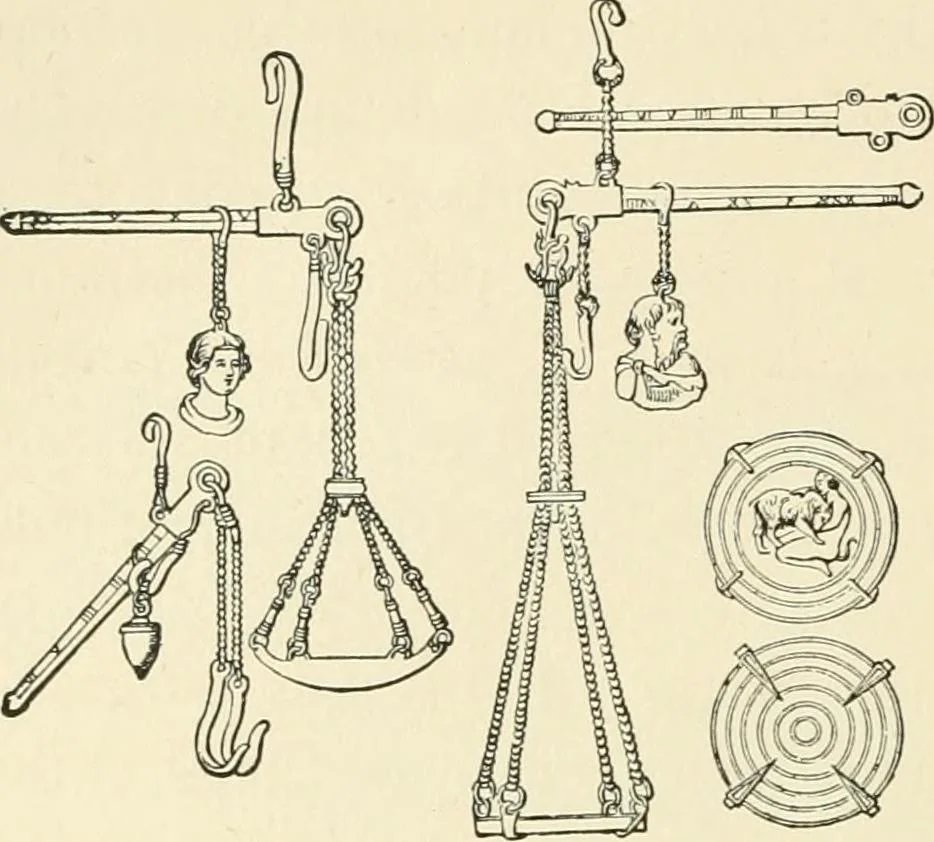 An illustration from Museum of antiquity : a description of ancient life : the employments, amusements, customs and habits, the cities, palaces, monuments and tombs, the literature and fine arts of 3,000 years ago, 1882, leaf 111