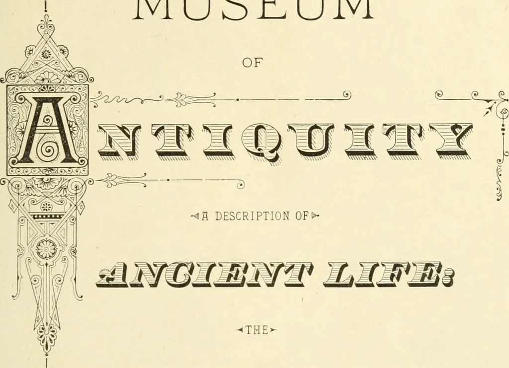 An illustration from Museum of antiquity : a description of ancient life : the employments, amusements, customs and habits, the cities, palaces, monuments and tombs, the literature and fine arts of 3,000 years ago, 1882, leaf 12