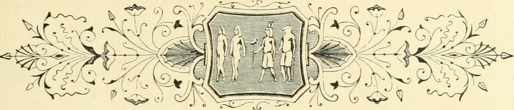 An illustration from Museum of antiquity : a description of ancient life : the employments, amusements, customs and habits, the cities, palaces, monuments and tombs, the literature and fine arts of 3,000 years ago, 1882, leaf 128