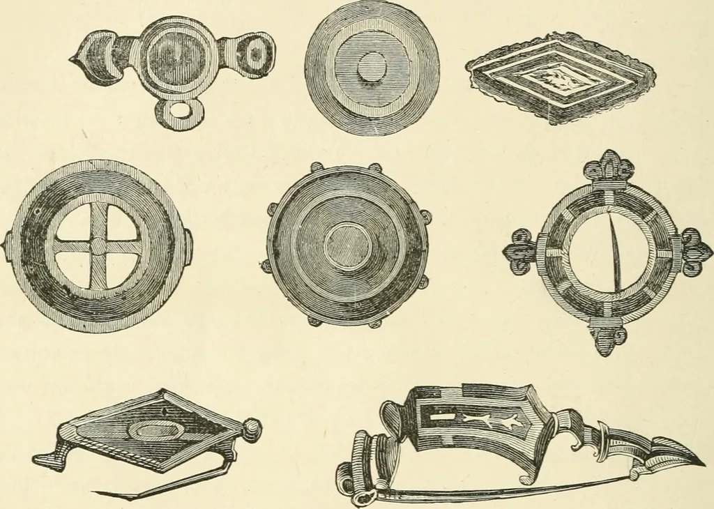 An illustration from Museum of antiquity : a description of ancient life : the employments, amusements, customs and habits, the cities, palaces, monuments and tombs, the literature and fine arts of 3,000 years ago, 1882, leaf 129