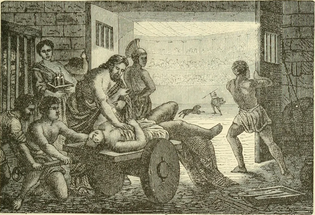 An illustration from Museum of antiquity : a description of ancient life : the employments, amusements, customs and habits, the cities, palaces, monuments and tombs, the literature and fine arts of 3,000 years ago, 1882, leaf 152