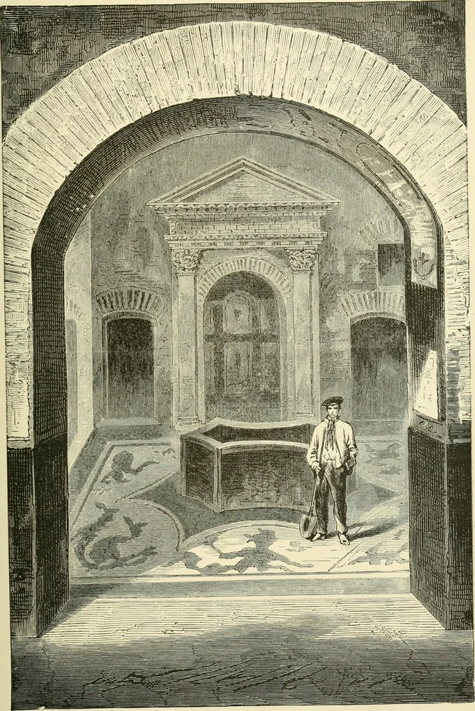 An illustration from Museum of antiquity : a description of ancient life : the employments, amusements, customs and habits, the cities, palaces, monuments and tombs, the literature and fine arts of 3,000 years ago, 1882, leaf 174