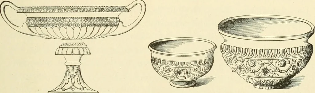 An illustration from Museum of antiquity : a description of ancient life : the employments, amusements, customs and habits, the cities, palaces, monuments and tombs, the literature and fine arts of 3,000 years ago, 1882, leaf 192