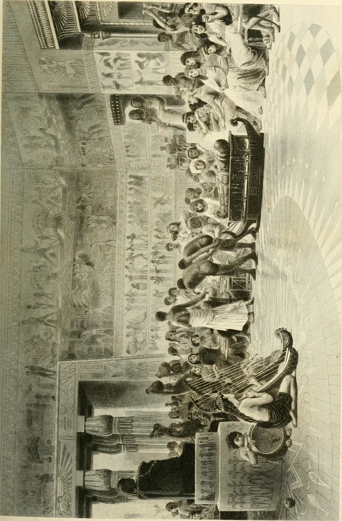 An illustration from Museum of antiquity : a description of ancient life : the employments, amusements, customs and habits, the cities, palaces, monuments and tombs, the literature and fine arts of 3,000 years ago, 1882, leaf 292