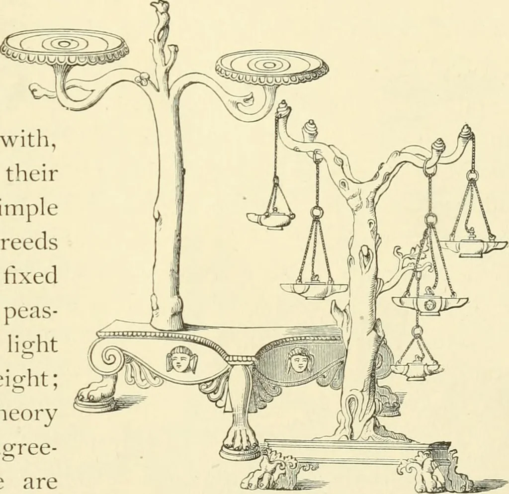 An illustration from Museum of antiquity : a description of ancient life : the employments, amusements, customs and habits, the cities, palaces, monuments and tombs, the literature and fine arts of 3,000 years ago, 1882, leaf 312