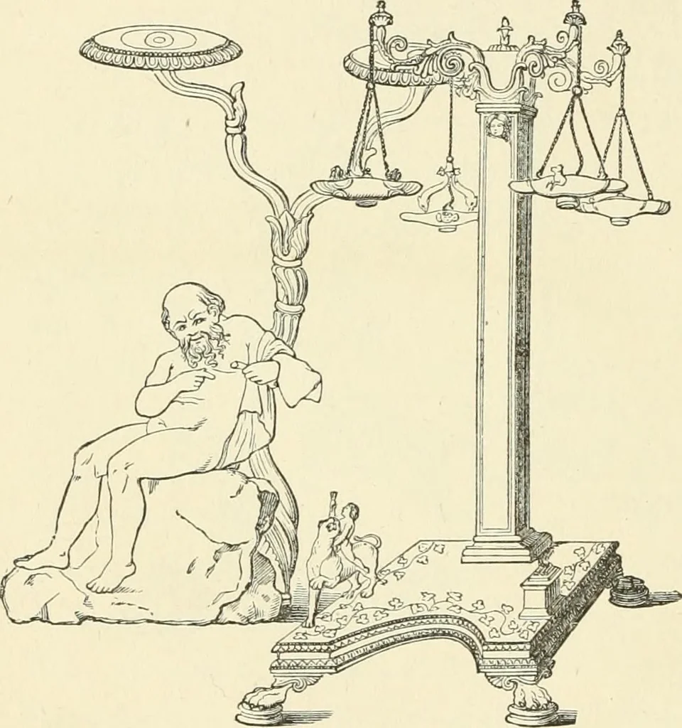 An illustration from Museum of antiquity : a description of ancient life : the employments, amusements, customs and habits, the cities, palaces, monuments and tombs, the literature and fine arts of 3,000 years ago, 1882, leaf 313