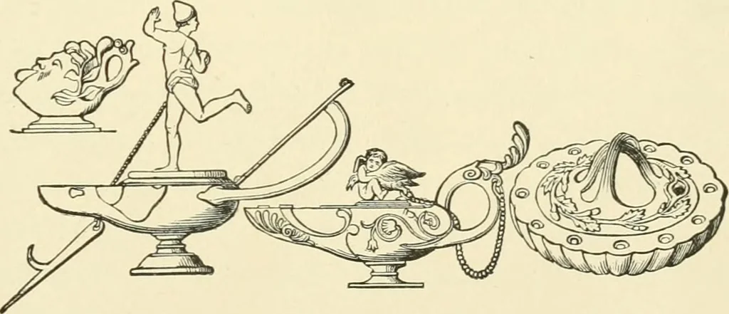 An illustration from Museum of antiquity : a description of ancient life : the employments, amusements, customs and habits, the cities, palaces, monuments and tombs, the literature and fine arts of 3,000 years ago, 1882, leaf 316