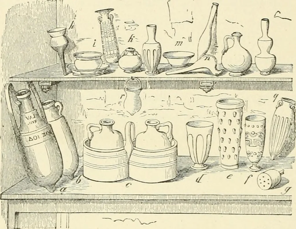 An illustration from Museum of antiquity : a description of ancient life : the employments, amusements, customs and habits, the cities, palaces, monuments and tombs, the literature and fine arts of 3,000 years ago, 1882, leaf 325