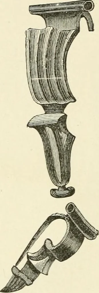 An illustration from Museum of antiquity : a description of ancient life : the employments, amusements, customs and habits, the cities, palaces, monuments and tombs, the literature and fine arts of 3,000 years ago, 1882, leaf 329