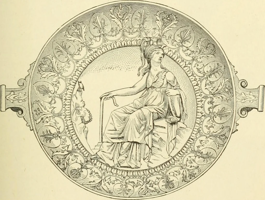 An illustration from Museum of antiquity : a description of ancient life : the employments, amusements, customs and habits, the cities, palaces, monuments and tombs, the literature and fine arts of 3,000 years ago, 1882, leaf 362