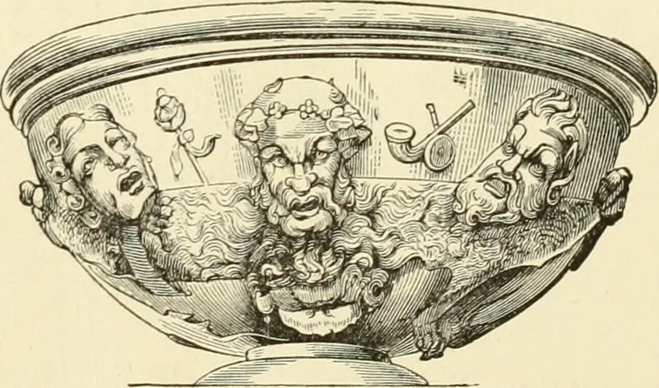 An illustration from Museum of antiquity : a description of ancient life : the employments, amusements, customs and habits, the cities, palaces, monuments and tombs, the literature and fine arts of 3,000 years ago, 1882, leaf 364